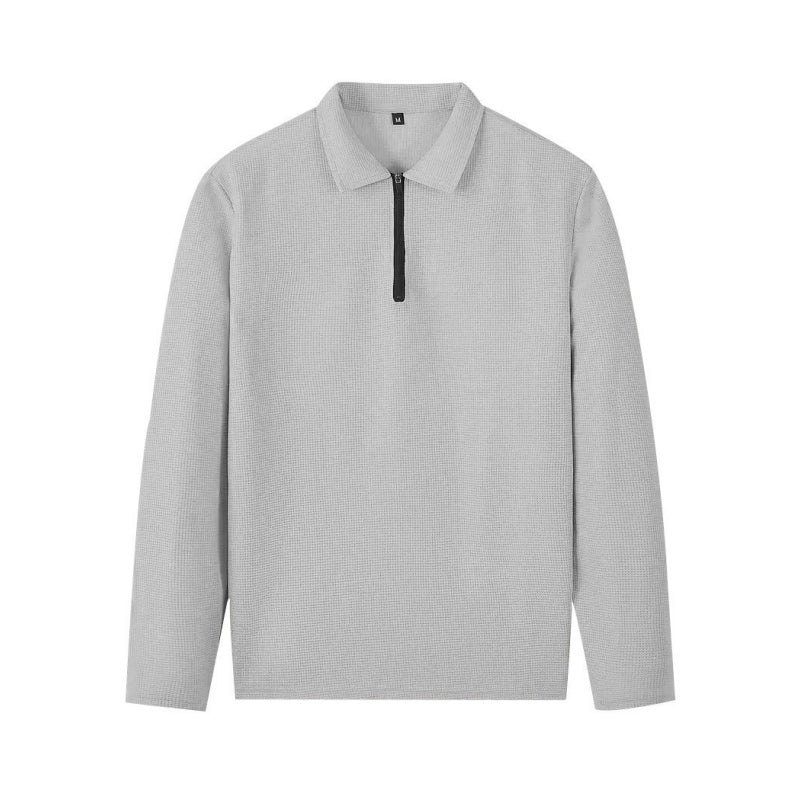 Men’s Waffle Knit Sweatshirt & Straight-Leg Pants Set