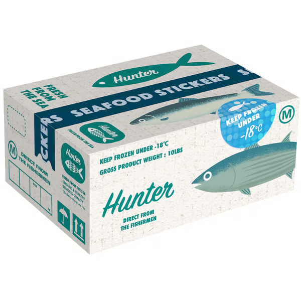 Miniature Shipping Box Flake Sticker Set