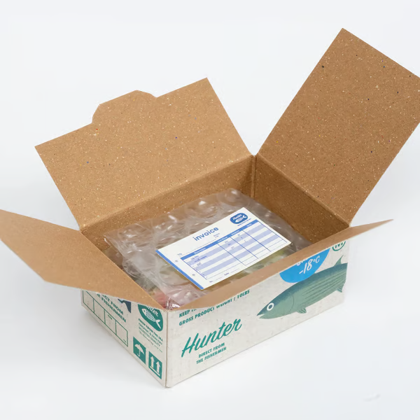 Miniature Shipping Box Flake Sticker Set