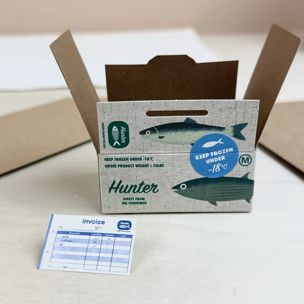 Miniature Shipping Box Flake Sticker Set