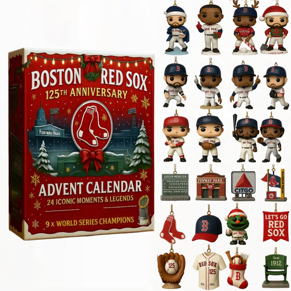 🔥Last Day 50% OFF -Boston Red Sox 125th Anniversary 2025 Advent Calendar