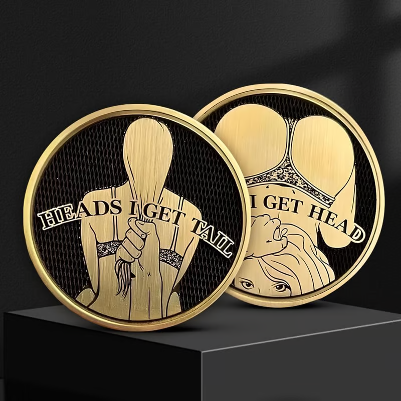 🔥This Week's Special Offer 49% OFF-🤣Funny Heads and Tails Coins