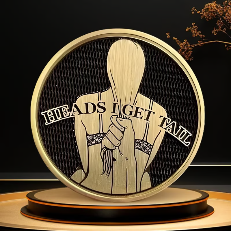 🔥This Week's Special Offer 49% OFF-🤣Funny Heads and Tails Coins