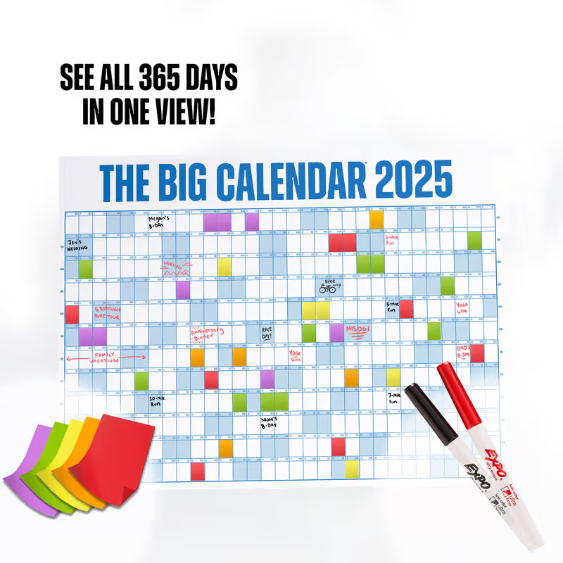 🎁Last Day Promotion 49% OFF🔥The Big Class Calendar 2025 | Dry Erase