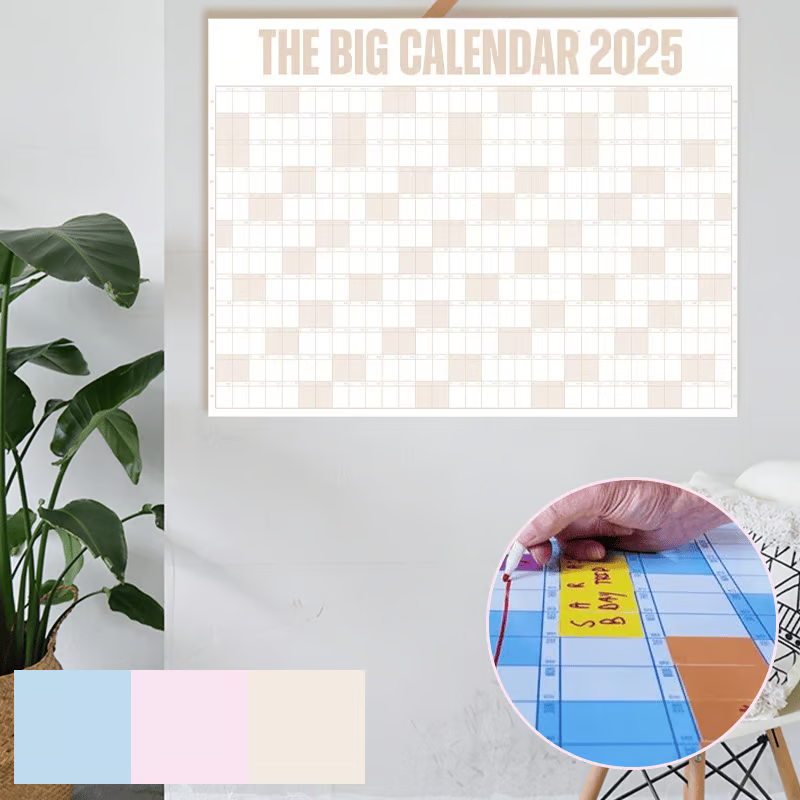 🎁Last Day Promotion 49% OFF🔥The Big Class Calendar 2025 | Dry Erase
