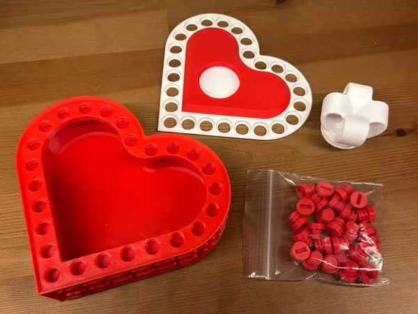 3D Printed Annoying Valentines Gift Box Ornaments 😂 - Ideal for Pranks and Mischief!
