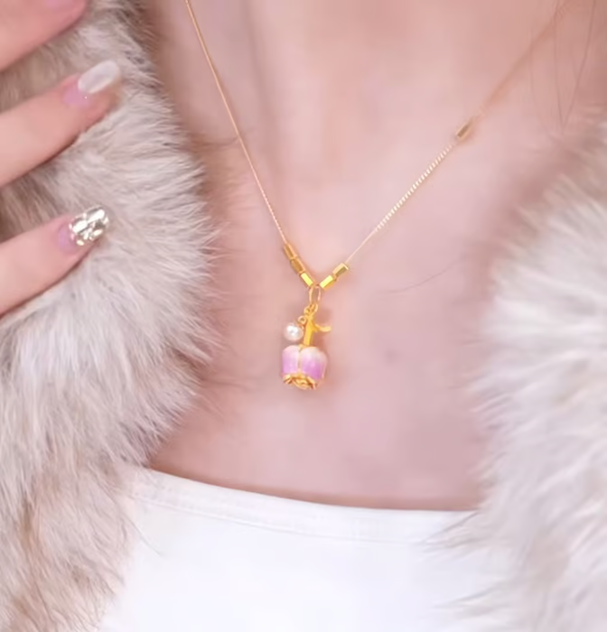 Blooming Rose Necklace