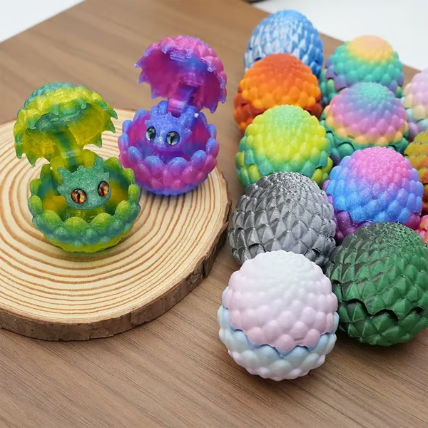 ✨🐉Your Favorite Sky Companions: 20-Piece Random Colors Mini Dragon Egg Set(Includes 10 Eggs & 10 Mini Dragons)-Festivesl