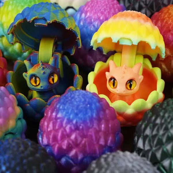 ✨🐉Your Favorite Sky Companions: 20-Piece Random Colors Mini Dragon Egg Set(Includes 10 Eggs & 10 Mini Dragons)