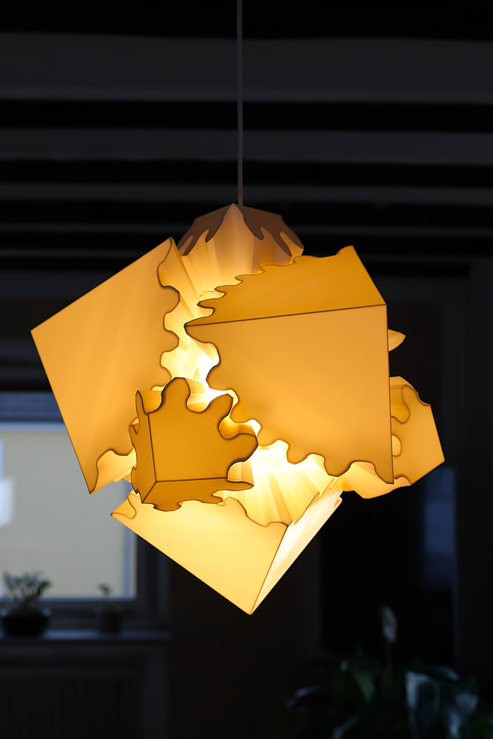Gear Cube Lamp