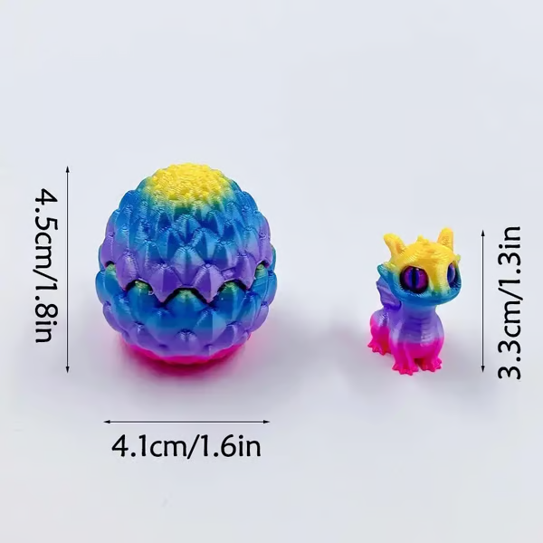 ✨🐉Your Favorite Sky Companions: 20-Piece Random Colors Mini Dragon Egg Set(Includes 10 Eggs & 10 Mini Dragons)