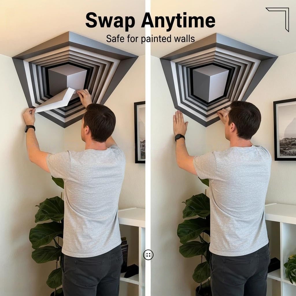 Impossible Corners – Wall Art That Reshapes Reality 🧠✨