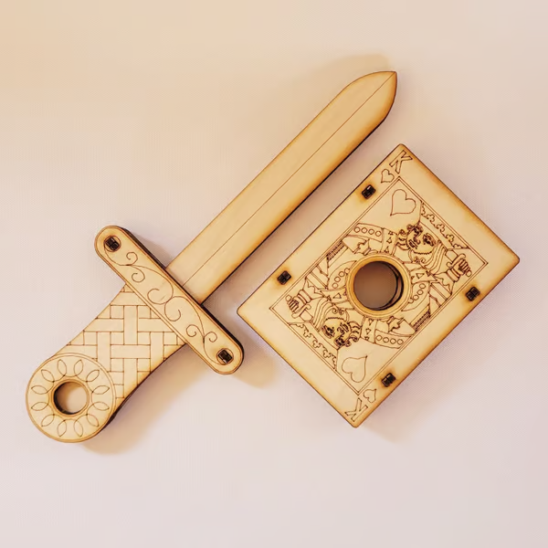 🎩Handcrafted Wooden - DIY Magic Set