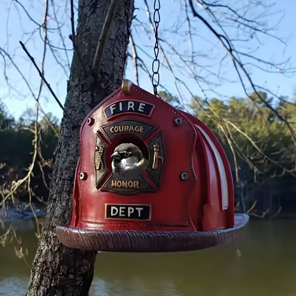 【Official Brand Store】🔥Last 4 hours Sale: Save 50% -Firefighter-Themed Birdhouse