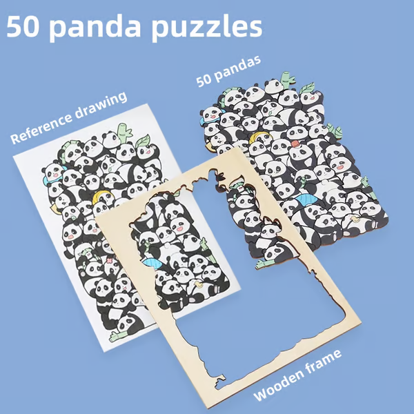 🔥Last 4 hours Sale: Save 50% -🐱Animal Wooden Puzzle