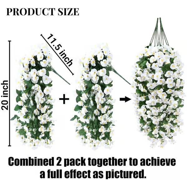 🔥Last 4 hours Sale: Save 50% - 🌸Artificial Faux Hanging Flowers Plants