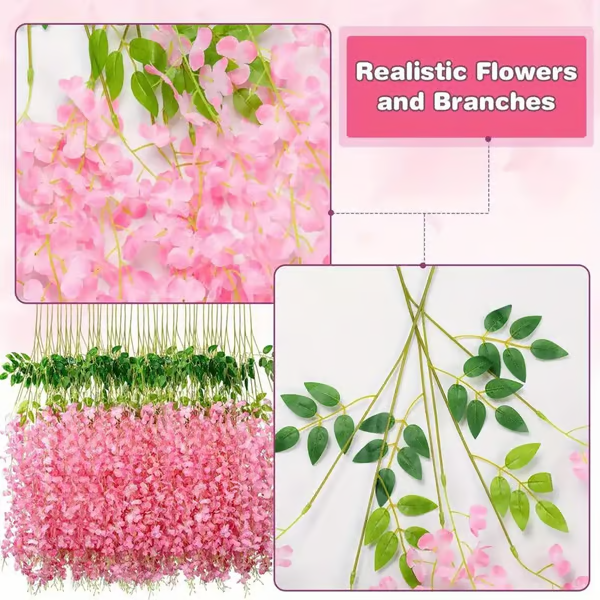 🔥Easter Sale 49% OFF -Artificial wisteria fake plant decoration🌺🌺