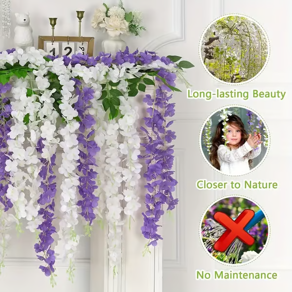 🔥Easter Sale 49% OFF -Artificial wisteria fake plant decoration🌺🌺