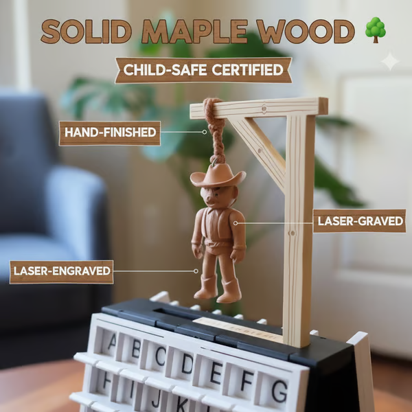 ⚡Buy 2 Free Shipping 🤠Educational Hangman Game 📚