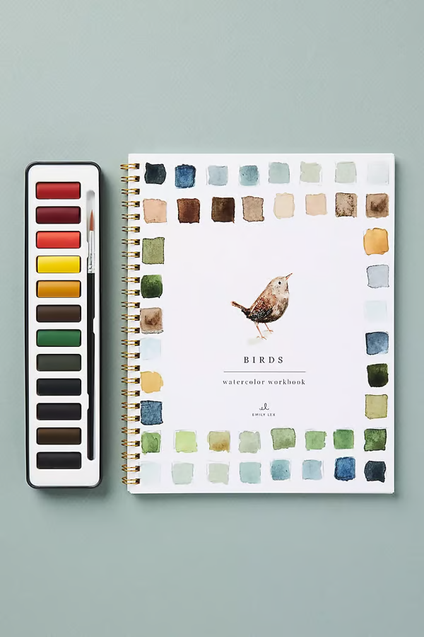 🖼️Beginner-Friendly💕 Watercolor Workbook