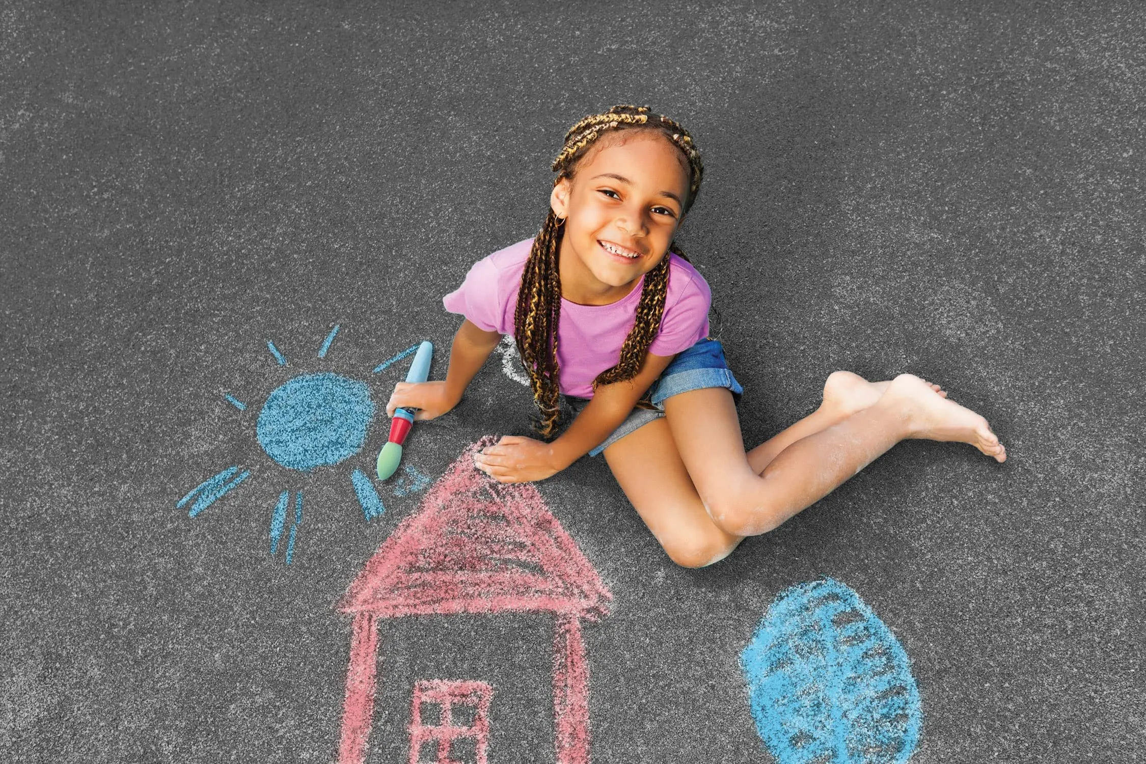 Sidewalk Chalk Paint Brush With Liquid Chalk