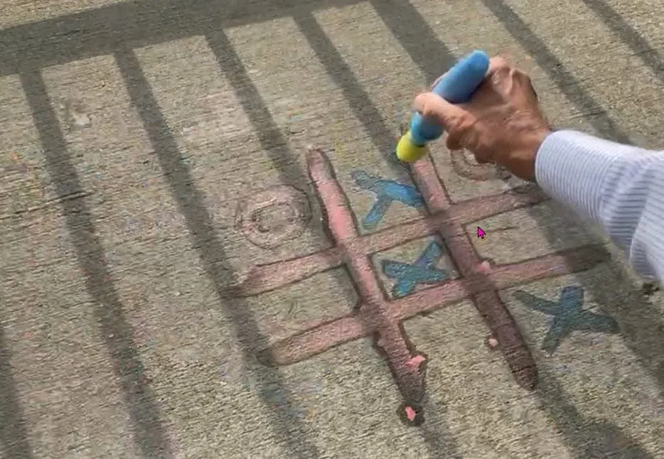 Sidewalk Chalk Paint Brush With Liquid Chalk
