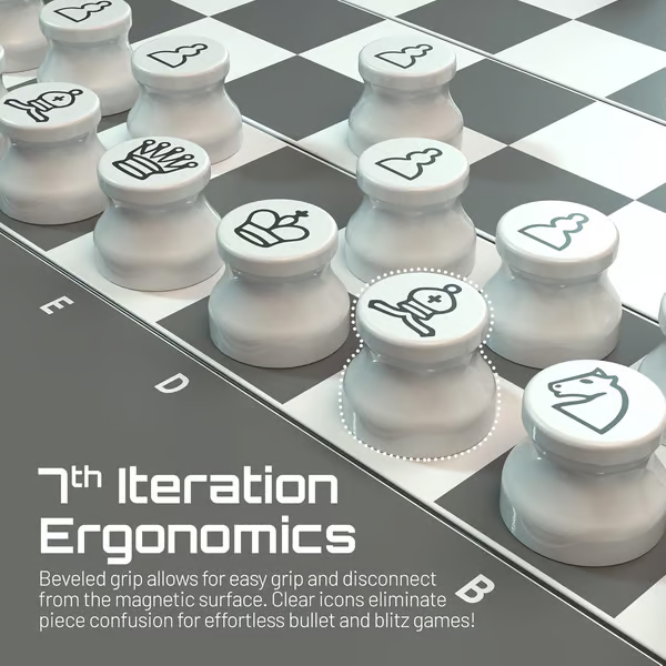 6-Inch Magnetic Chess Set – The Ultimate Portable Game for Chess Lovers! ♟️✨