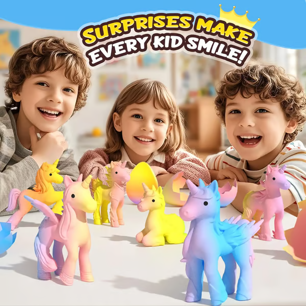 🦄Magical Hatching Unicorn Eggs✨6 Pack Enchantment & Surprise💦Water-Grow & Spark Joy — Kids’ Enchanted Surprise Toy🎁