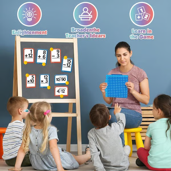 🔥LAST DAY 49% OFF🔥Math Flash Cards + Math Board