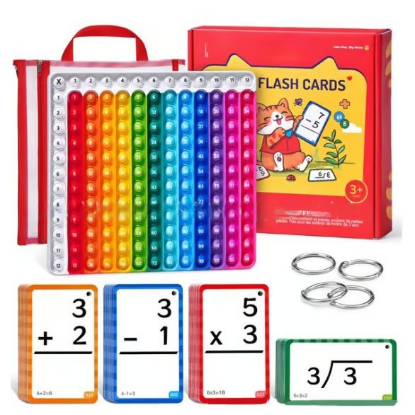 🔥LAST DAY 49% OFF🔥Math Flash Cards + Math Board