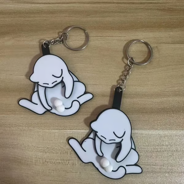 ✨Hot Sale 49% OFF--🤣Funny Wiggling Cat Keychain