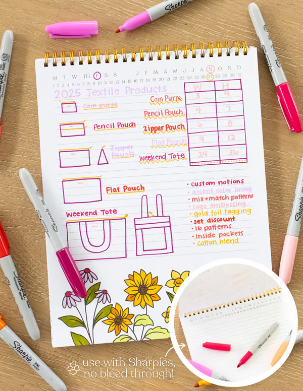 🎨Color-In Spiral Notebook & Daily Planner🧑‍🎨