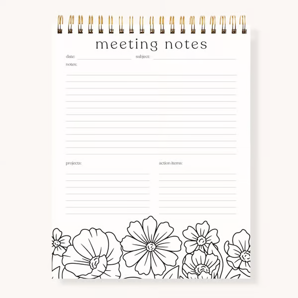 🎨Color-In Spiral Notebook & Daily Planner🧑‍🎨