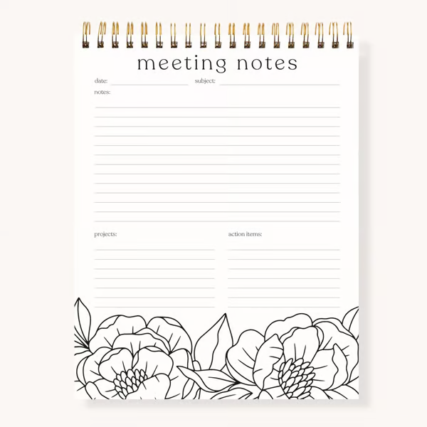 🎨Color-In Spiral Notebook & Daily Planner🧑‍🎨