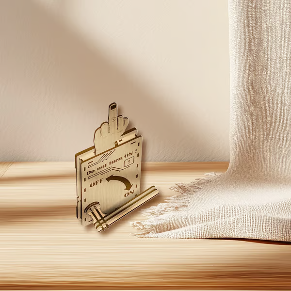 😎Funny Middle Finger Switch Toy