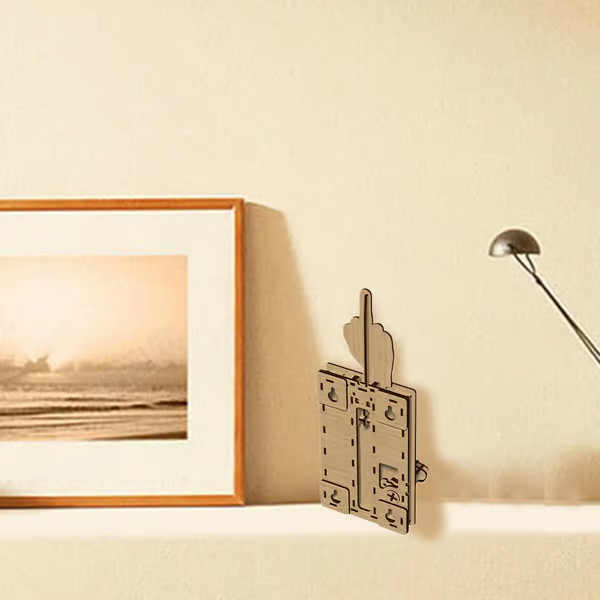 😎Funny Middle Finger Switch Toy