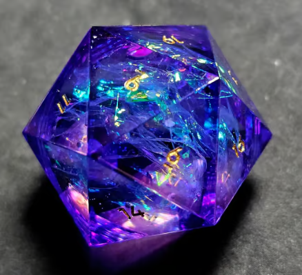✨ElectroHex 63mm Liquid Core Chonk D20🎲BUY 2 FREE SHIPPING