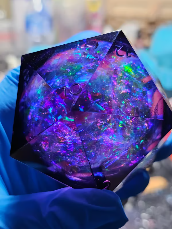 ✨ElectroHex 63mm Liquid Core Chonk D20🎲BUY 2 FREE SHIPPING