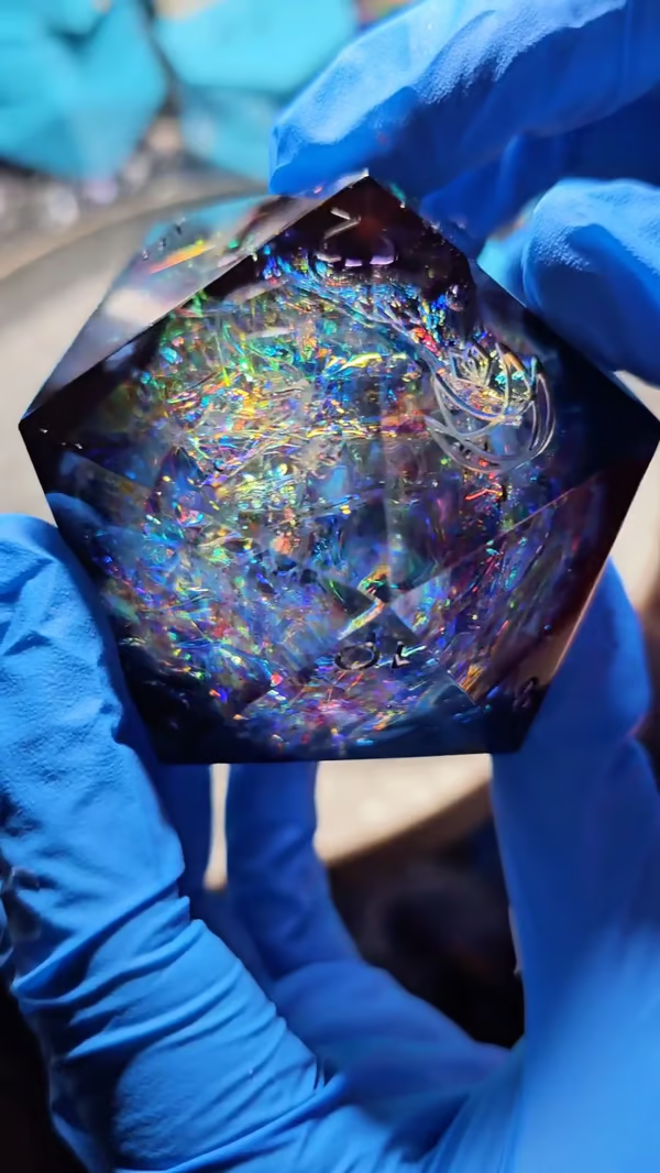 ✨ElectroHex 63mm Liquid Core Chonk D20🎲BUY 2 FREE SHIPPING