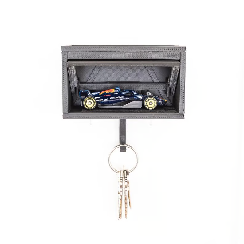 🔥Hot Sale 49% OFF🔥🚗🔑 Car Garage Key Holder with Opening Door