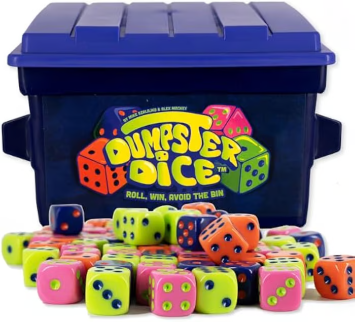 Big Discoveries Dumpster Dice - Fast-Paced Family Dice Game🥰🎁