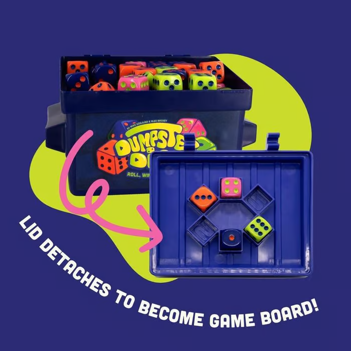 Big Discoveries Dumpster Dice - Fast-Paced Family Dice Game🥰🎁