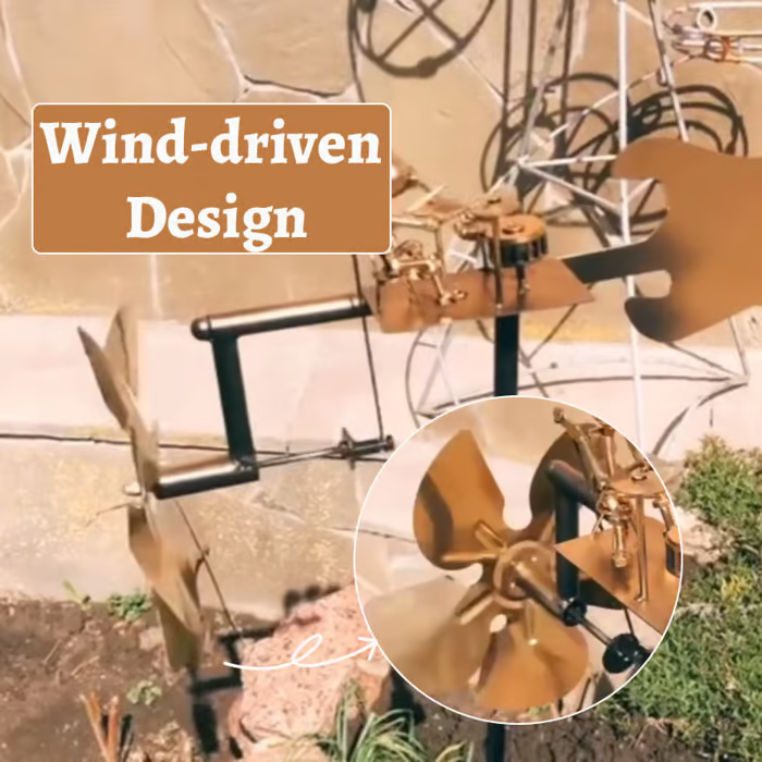 🔥Last Day: 50% OFF🥁Handmade Metal Drummer Windmill🎁Buy 2 Free Shipping