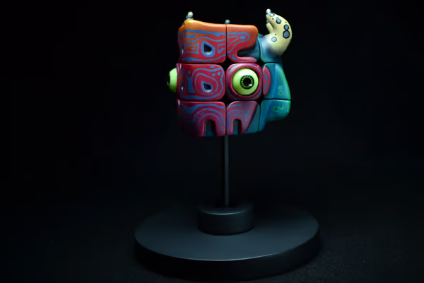 🔥LAST DAY 50% OFF✨Artists Handmade Art Monster Sculpture Rubik's Cube Toys