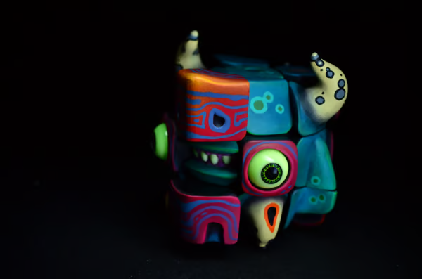 🔥LAST DAY 50% OFF✨Artists Handmade Art Monster Sculpture Rubik's Cube Toys