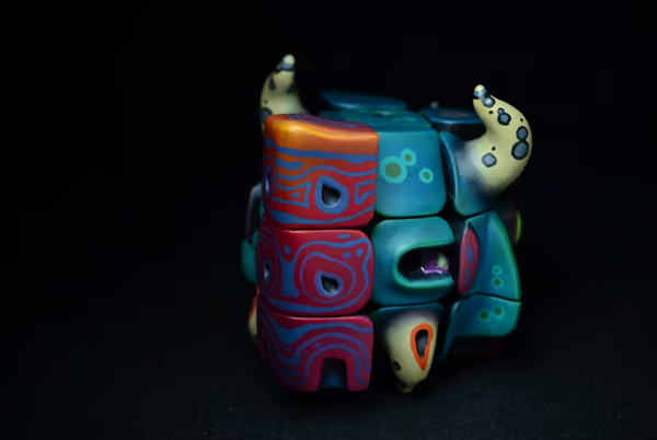 🔥LAST DAY 50% OFF✨Artists Handmade Art Monster Sculpture Rubik's Cube Toys