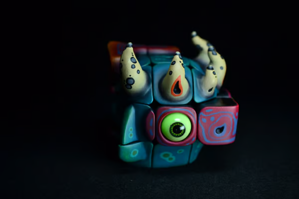 🔥LAST DAY 50% OFF✨Artists Handmade Art Monster Sculpture Rubik's Cube Toys