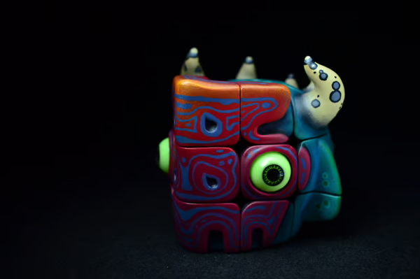 🔥LAST DAY 50% OFF✨Artists Handmade Art Monster Sculpture Rubik's Cube Toys