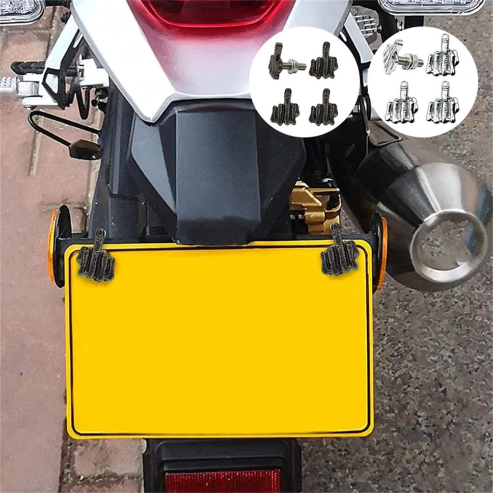 🔥LAST DAY 50% OFF✨Motorcycle Universal Finger License Plate Screw