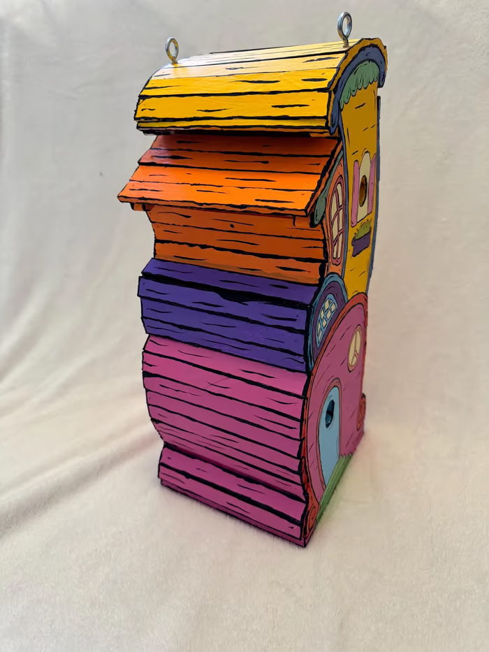 🔥Last 4 hours Sale: Save 60% - Inspired Wooden Handmade Birdhouse (🔥BUY 2 FREE SHIPPING)